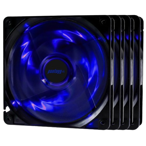Kit 4 Cooler Fan Basic 4 Leds (Escolha o seu) 12cm Ventoinha
