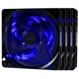 Kit 4 Cooler Fan Basic 4 Leds (Escolha o seu) 12cm Ventoinha