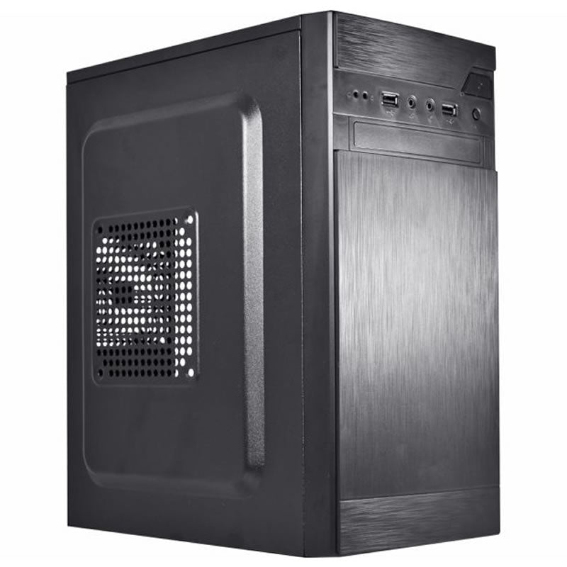 Gabinete Office Preto USB2.0 com Fonte de 200w com Cabo