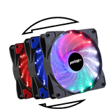 Kit 4 Cooler Fan High Quality Vermelho 16 Leds Para Gabinete 120mm x 120mm