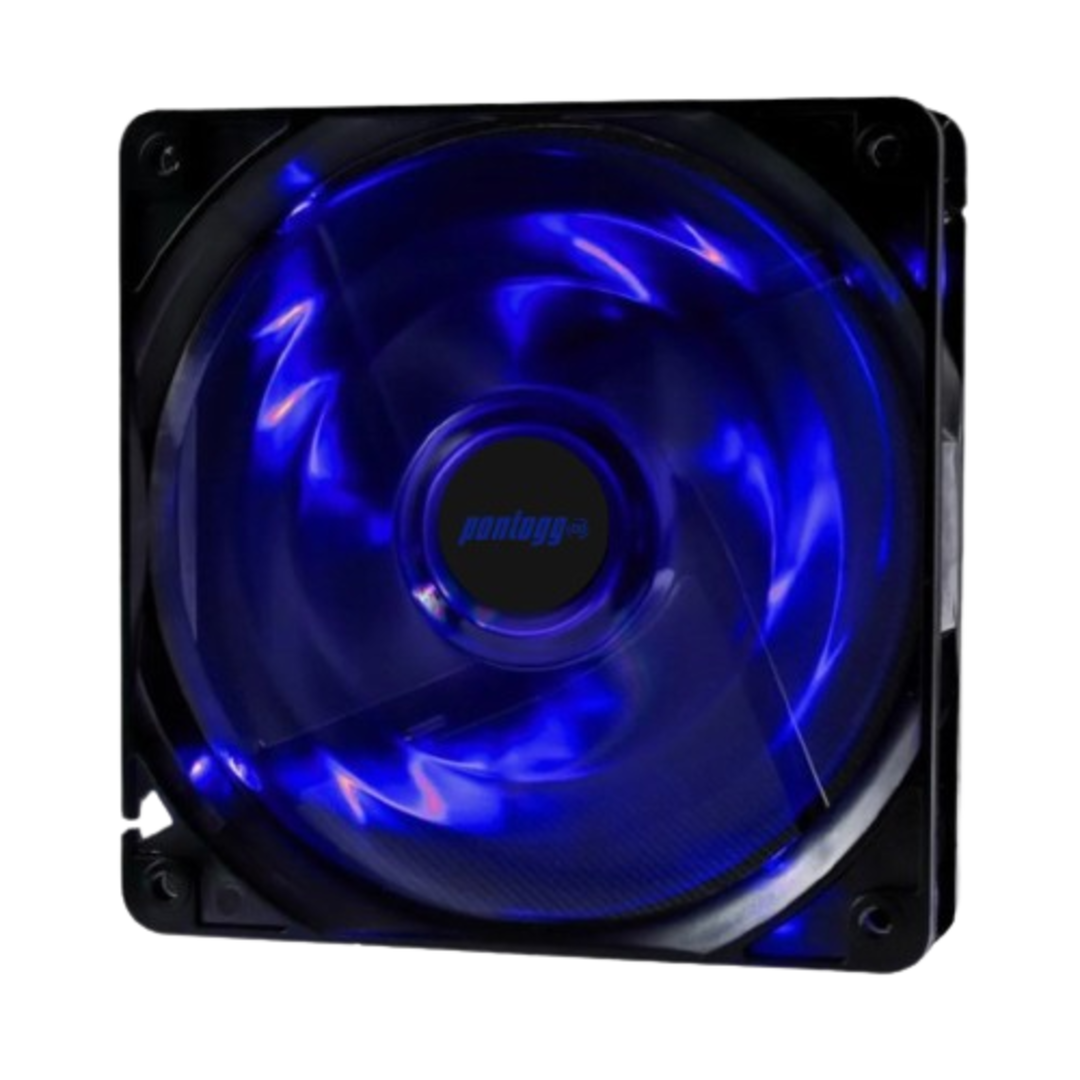 Cooler Fan Basic Azul 4 Leds Para Gabinete 120mm x 120mm