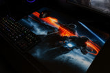 Mouse Pad Gamer Battlefield  32×42 cm Superfície de Tecido Ultra Suave com Base Antiderrapante, Controle e Desempenho Pr