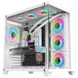 Gabinete Aquario Ghost Shark Atx White W2J1