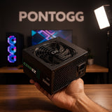 Fonte de Alimentação ATX 500W Real EZ8898F 80 Plus Black PFC Ativo Bivolt Silenciosa para PC Gamer