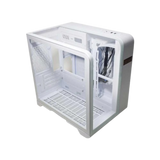 Gabinete Aquario Cyberpunk Branco CGW8KI com Display Digital - Kmex