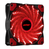 Kit 4 Cooler Fan High Quality Vermelho 16 Leds Para Gabinete 120mm x 120mm