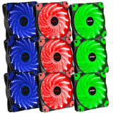 Kit 3 Cooler Fan High Quality 16 Leds (Escolha o seu) 120mm Gabinete Pc Gamer Ventoinha