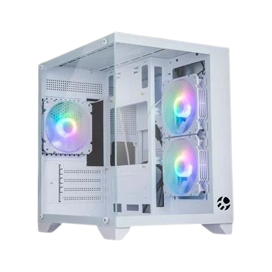 Gabinete Gamer Aquário BG-052 Soul Pro Branco c/ 3 Fans ARGB - Bluecase