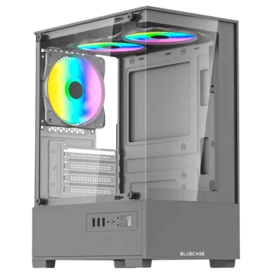 Gabinete Gamer BG-054 Hit Cinza s/ Fans - Bluecase